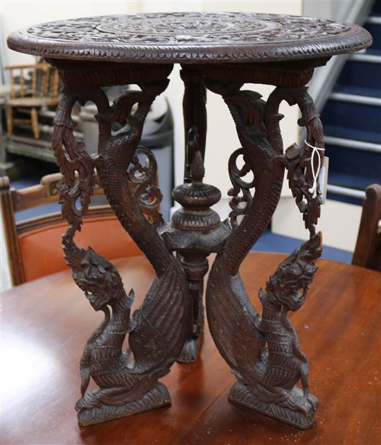 A 19th Century Burmese Padoukwood table